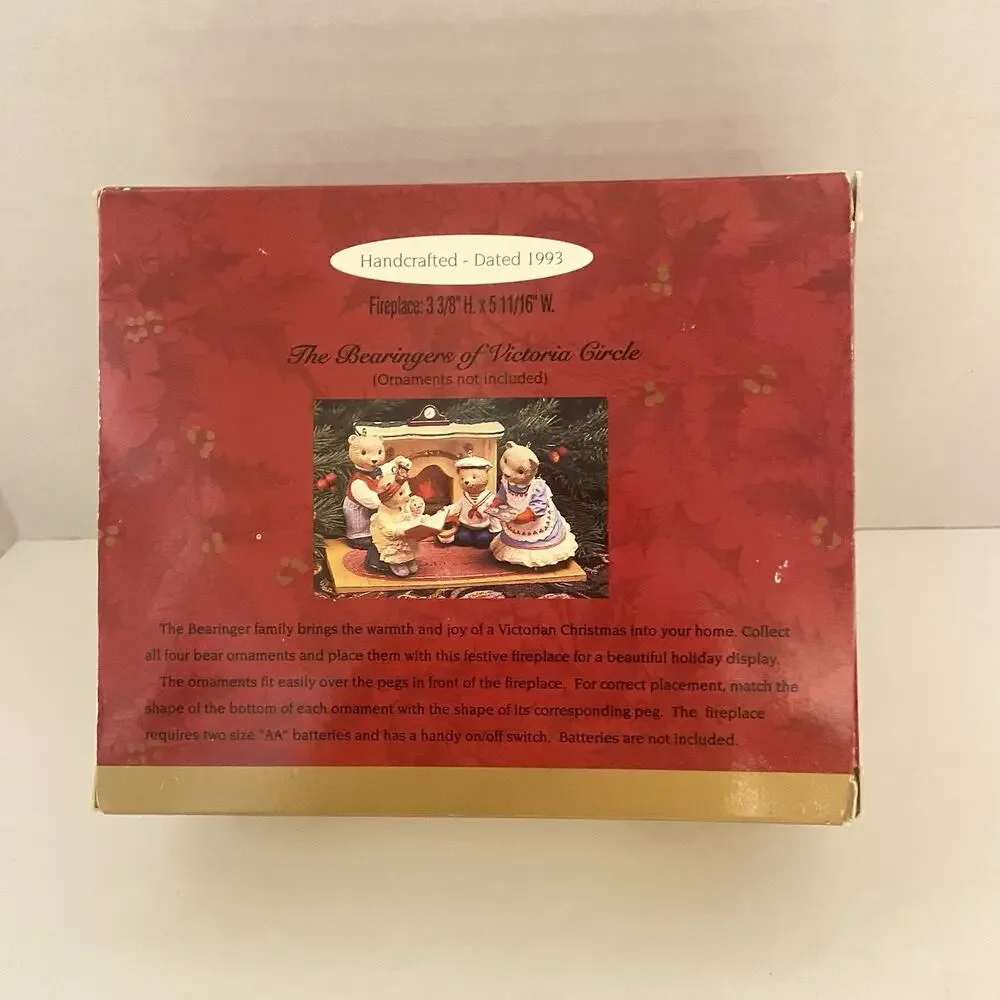 Hallmark The Bearingers Christmas Complete Set with boxes 1993, 5 piece Set